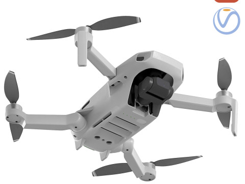 Quadcopter DJI Mavic Mini-drone 3D Model