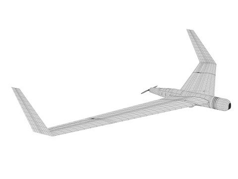 Veh&iacute;culo a&eacute;reo no tripulado Zala 421 Modelo 3D