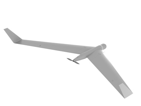 Onbemand luchtvoertuig Zala 421 3D Model