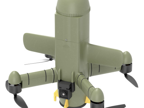 斯汀反无人机无人机 3D 模型