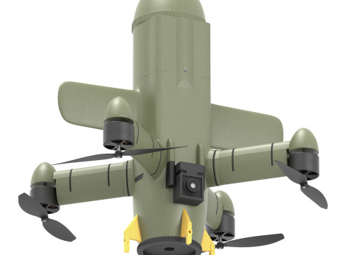 斯汀反无人机无人机 3D 模型