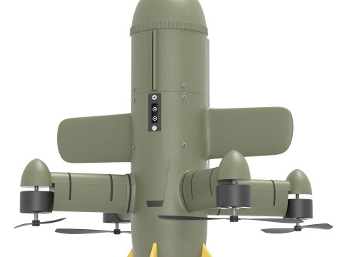 斯汀反无人机无人机 3D 模型