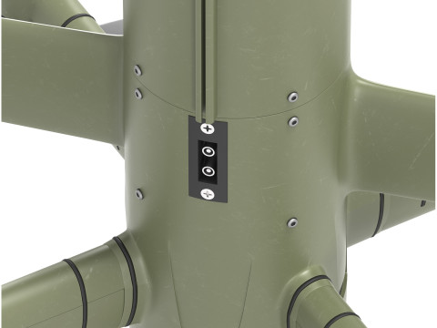 斯汀反无人机无人机 3D 模型