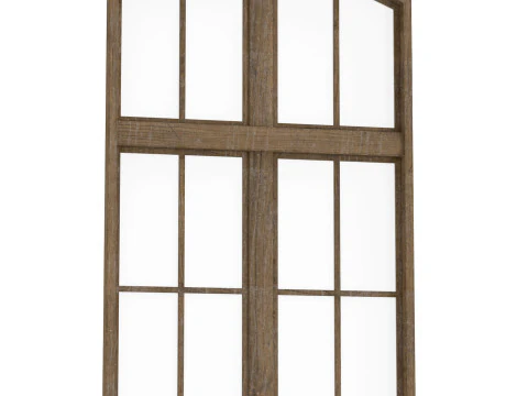 Eski fabrika pencereleri paketi 3D Model