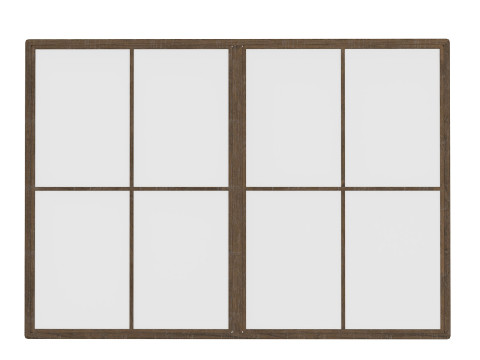 Pacchetto finestre vecchia fabbrica Modello 3D