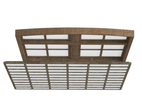 Eski fabrika pencereleri paketi 3D Model