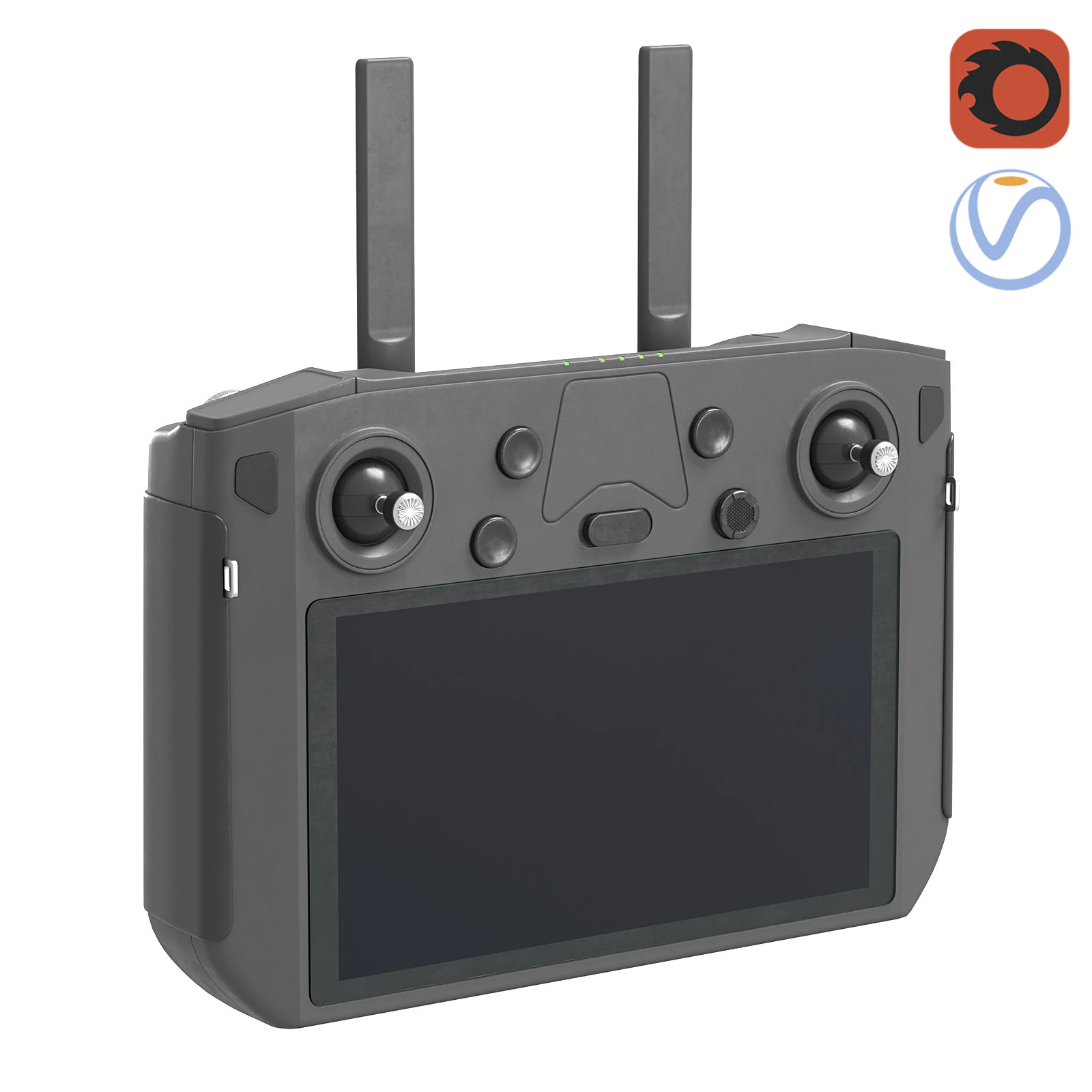 Розумний контролер DJI 3D Модель .c4d .max .obj .3ds .fbx .stl .blend 