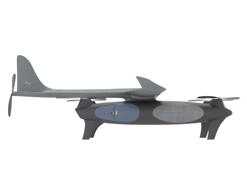 Caricatore Heven Drone Raider senza pilota Modello 3D