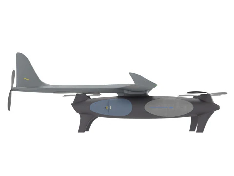 Unmanned Heven Drone Raider loader 3D Model