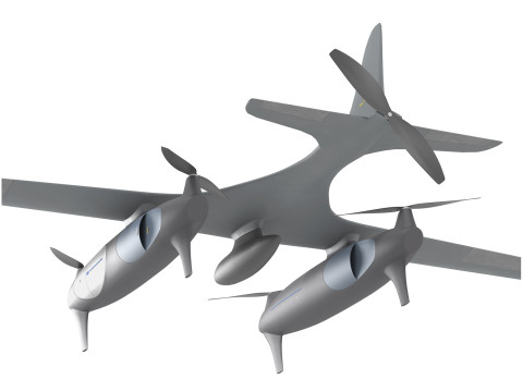 Caricatore Heven Drone Raider senza pilota Modello 3D