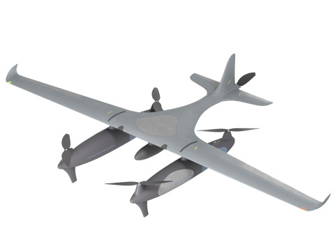 Caricatore Heven Drone Raider senza pilota Modello 3D