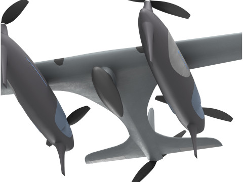 Caricatore Heven Drone Raider senza pilota Modello 3D