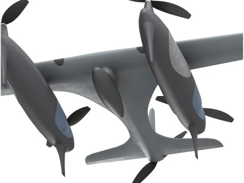 Unmanned Heven Drone Raider loader 3D Model