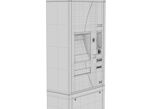 Ticket validation card payment machine 3D Model