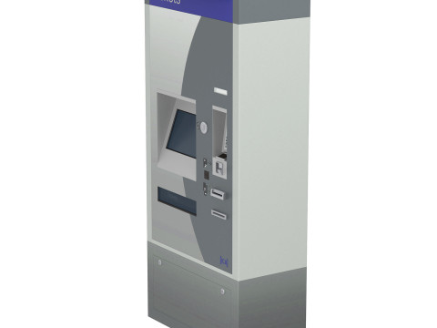 Ticket validation card payment machine 3D Model