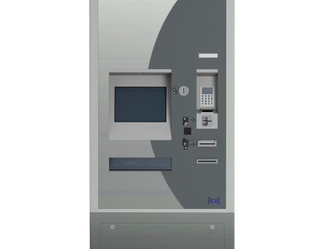 Ticket validation card payment machine 3D Model