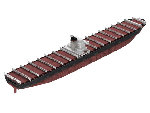 Nave mercantile AP a basso numero di poligoni Modello 3D