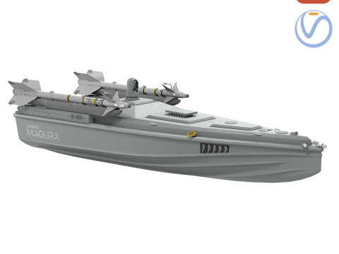 Magura Ukrainian Naval Drone Model 3D