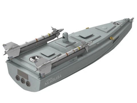Magura Ukrainian Naval Drone 3D Model