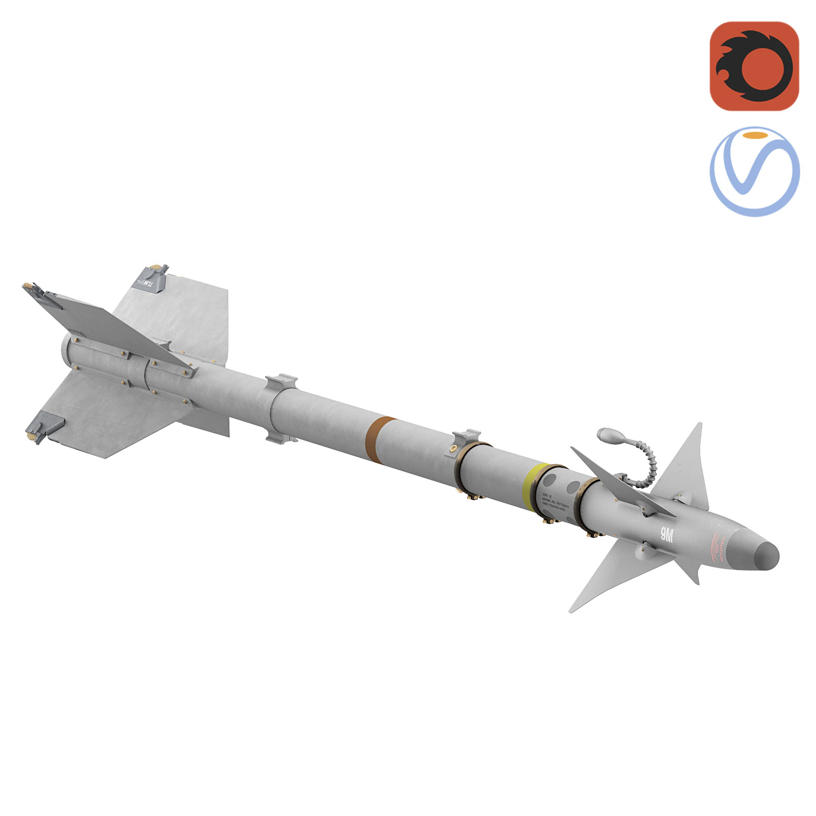 -73 AA 11 Archer SeeDragon 3D Model .c4d .max .obj .3ds .fbx .stl .blend 