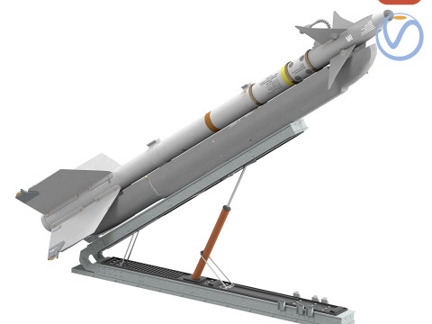 R-73 AA 11 Archer SeeDragon Launcher Model 3D