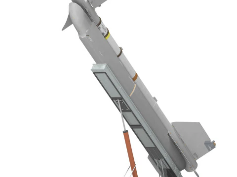 R-73 AA 11 Archer SeeDragon Launcher 3D Model