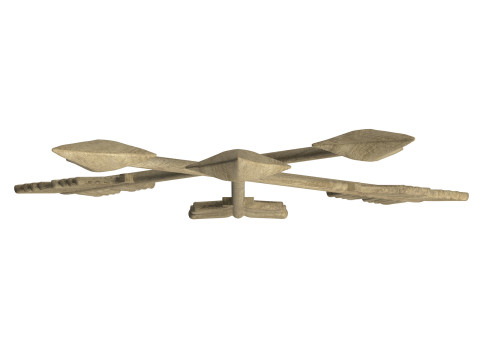 Frecce rustiche di arte della parete dei nativi americani Modello 3D