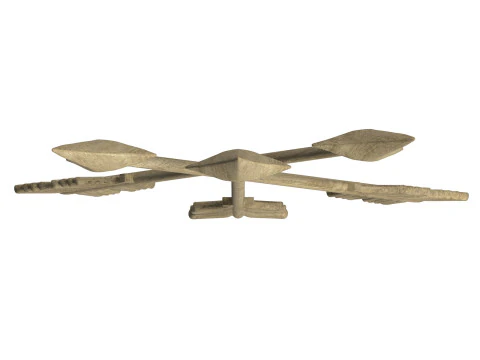 Rustic Native American Wall Art Arrows 3D Model