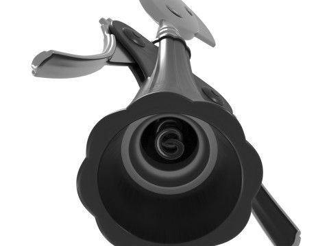 Decorative corkscrew for wine bottle 3D Model