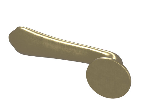 Pegangan pintu Sharjah sige gold Gaya klasik Model 3D