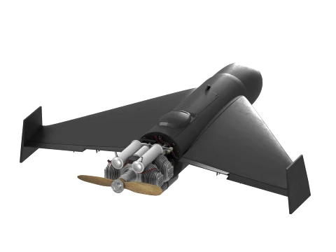 BEHEMOTH Long-Range Strike UAV 3D Model