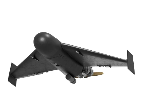 BEHEMOTH Long-Range Strike UAV 3D Model