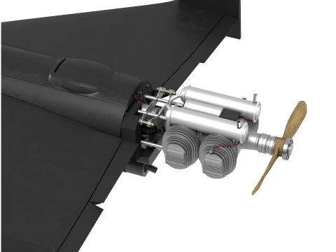 BEHEMOTH Long-Range Strike UAV 3D Model