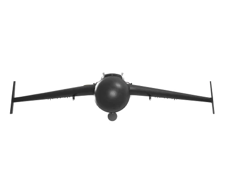 BEHEMOTH Long-Range Strike UAV 3D Model