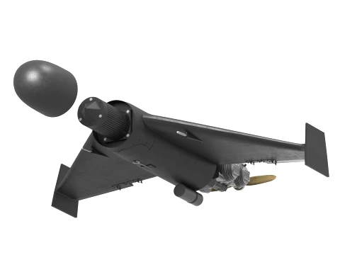 BEHEMOTH Long-Range Strike UAV 3D Model