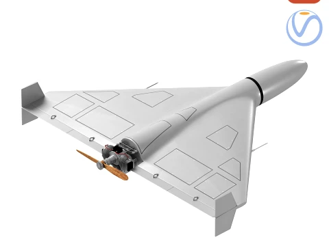 Dron de ataque Shahed 136 Modelo 3D