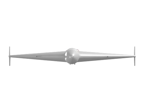 샤헤드 136 공격 드론 3D 모델