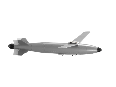First Ukrainian Remote-Controlled Guided Bomb DG 3D Model