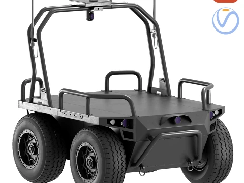 Ratel M Robotic Logistic UGV 3D Modell