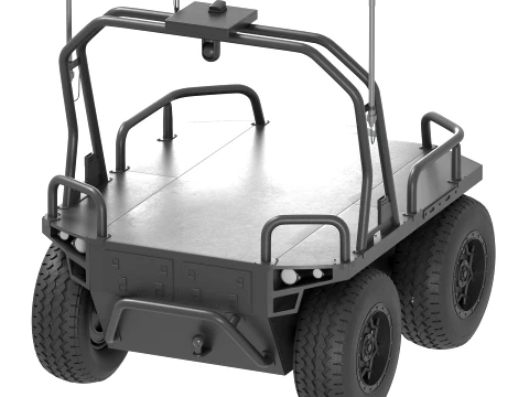 Ratel M Robotic Logistic UGV 3D Model