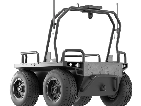 Ratel M Robotic Logistic UGV 3D Model
