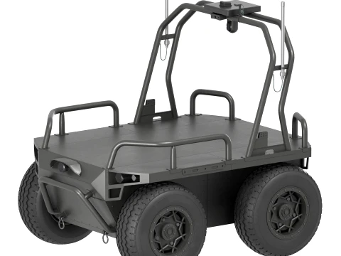 Ratel M Robotic Logistic UGV 3D Model