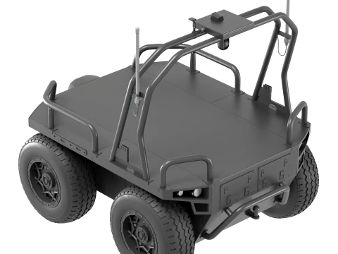 Ratel M Robotic Logistic UGV 3D Model