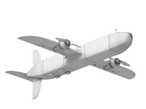 TYTAN Interceptor METIS UAV 3D Model