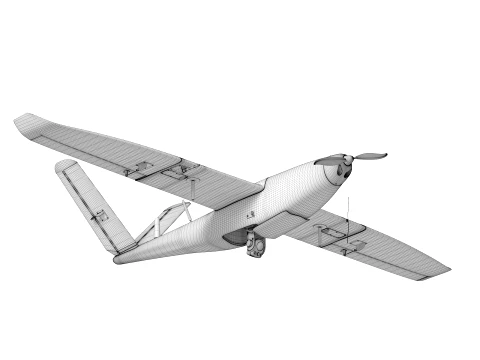 GOR Multirotor UAV 3D Model