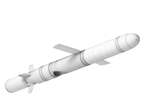 Kalibr Cruise Missile 3D Model
