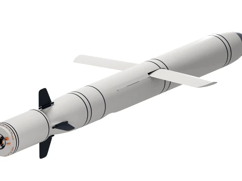 Kalibr Cruise Missile 3D Model
