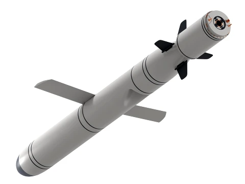 Kalibr Cruise Missile 3D Model