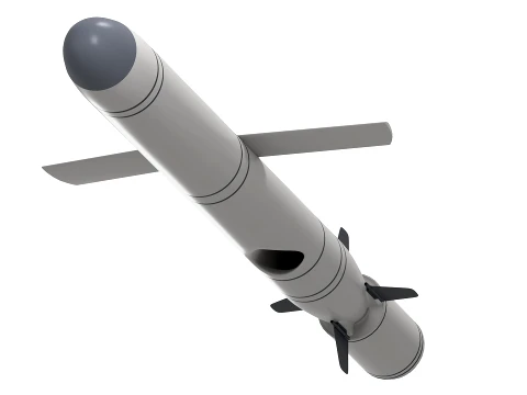 Kalibr Cruise Missile 3D Model