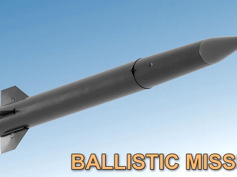 FP-7 탄도미사일 3D 모델